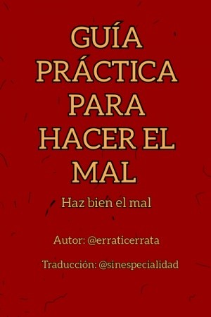 Guía Práctica Para Hacer El Mal Manga